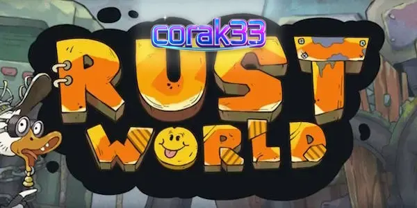 Tampilan visual grid 7x7 pada permainan slot Rust World